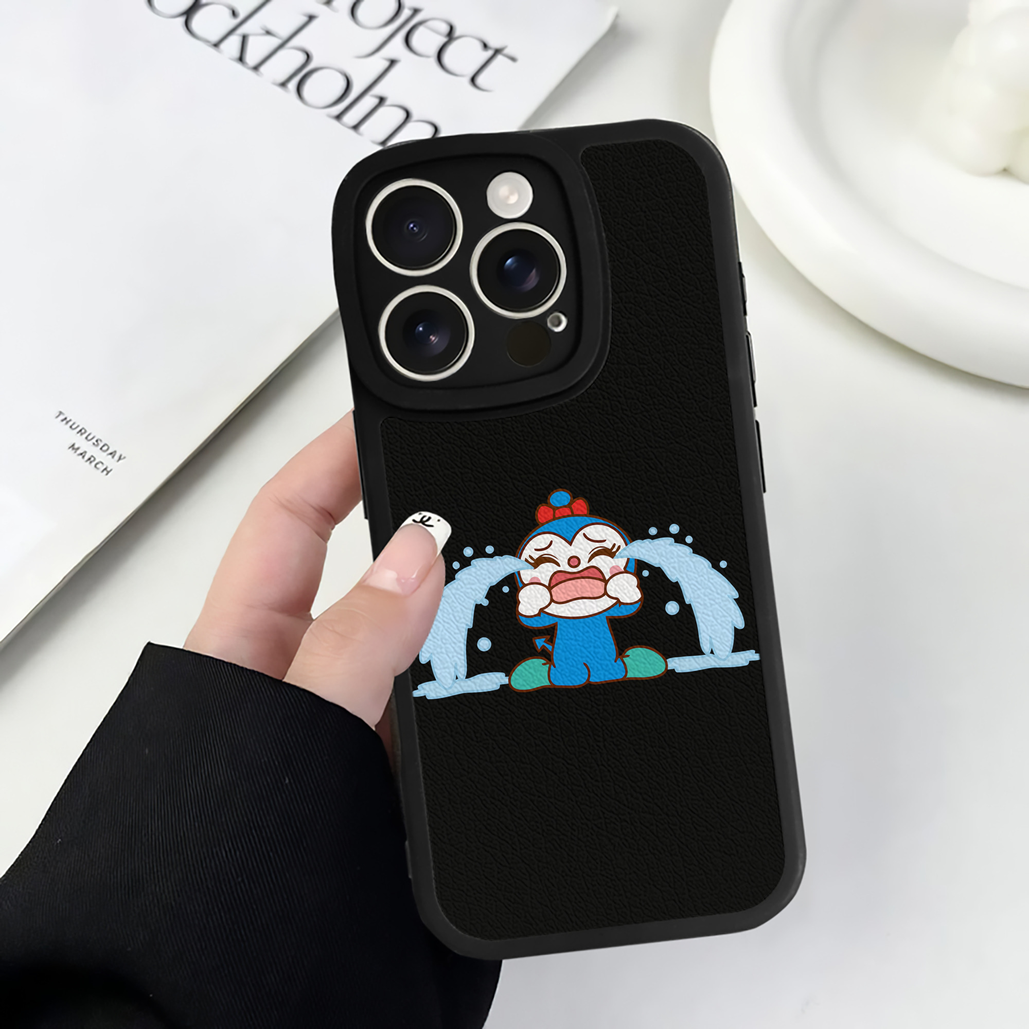 （画像用） アンパンマン Anpanman 【iPhone 16シリーズ対応】シリコンスマホケース（レザー調） 材質：シリコン